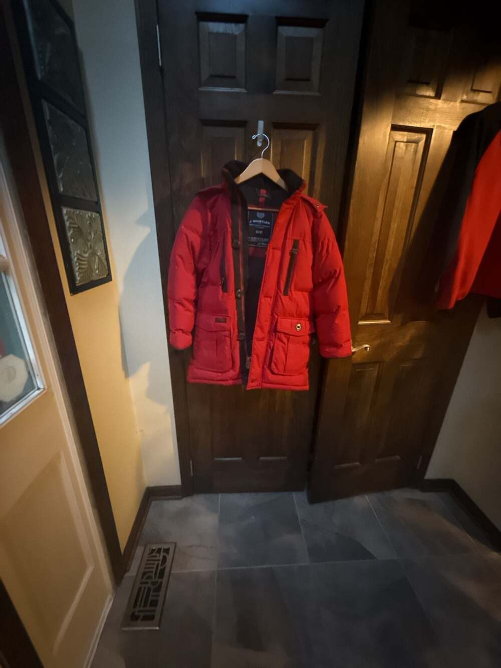 J. Whistler All Weather Shed System Parka Red Winter Coat, Size 10/12